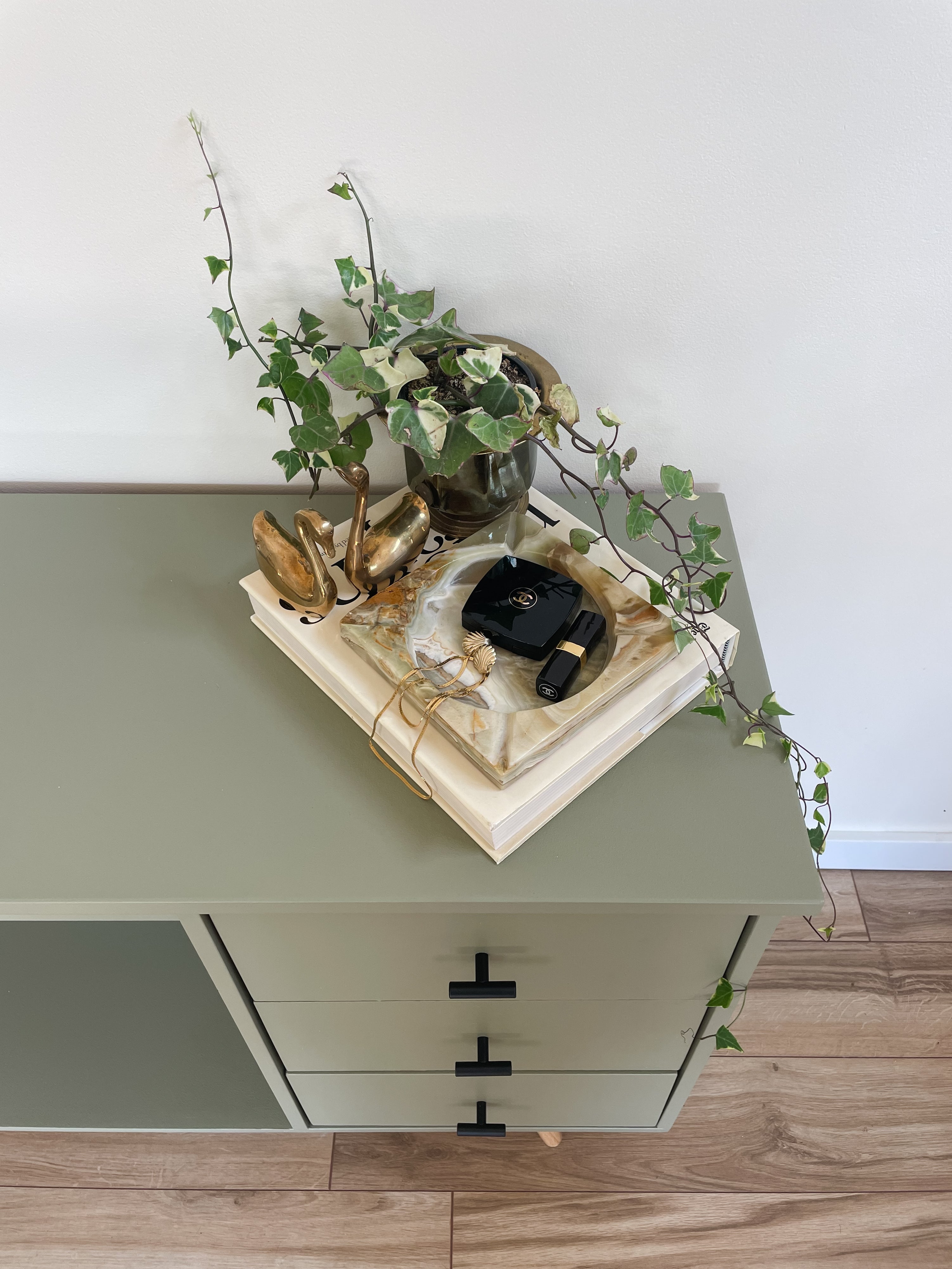 REFINISHED MID CENTURY CABINET