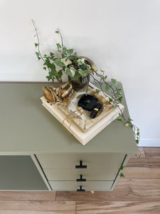 REFINISHED MID CENTURY CABINET