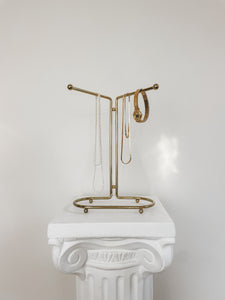 VINTAGE BRASS JEWELLERY STAND