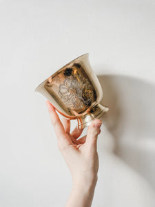 VINTAGE BRASS PLANTERS