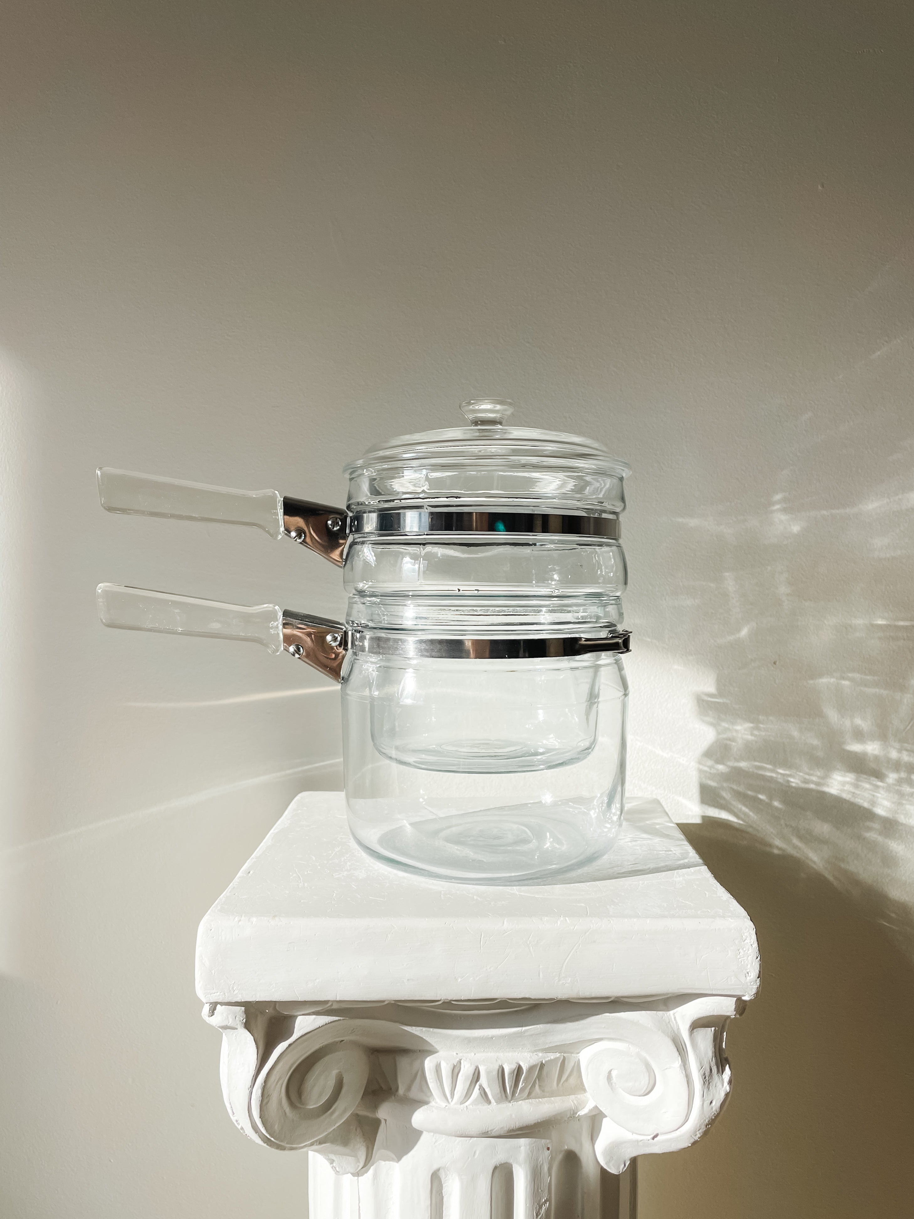 VINTAGE PYREX ‘FLAMEWARE’ DOUBLE BOILER