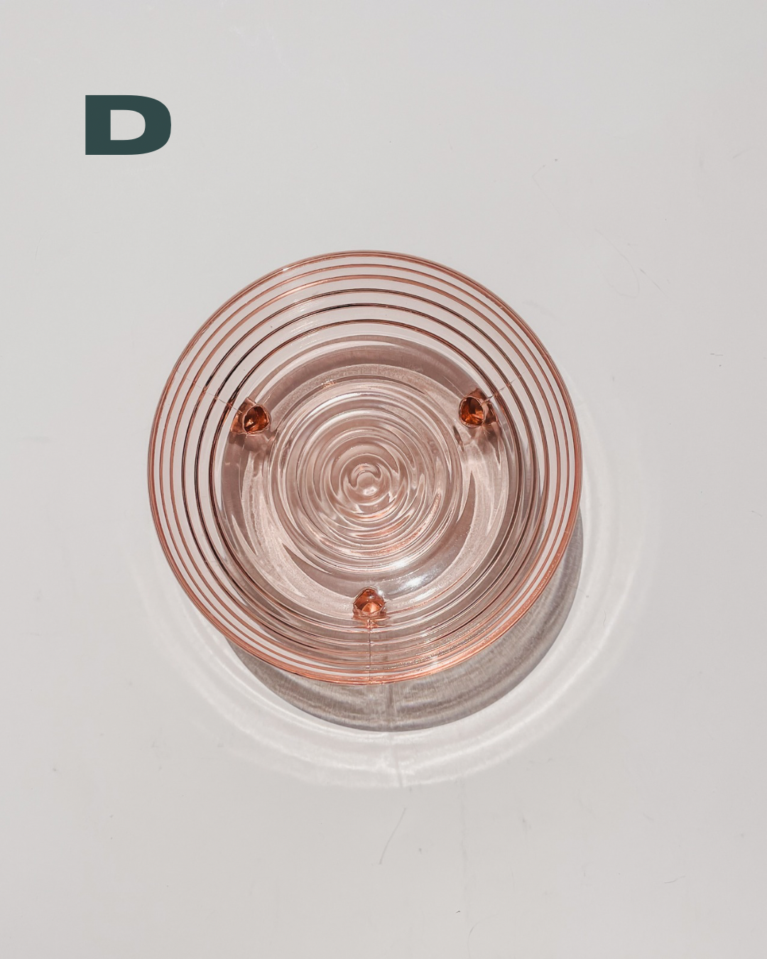 DEPRESSION ERA PINK GLASSWARE