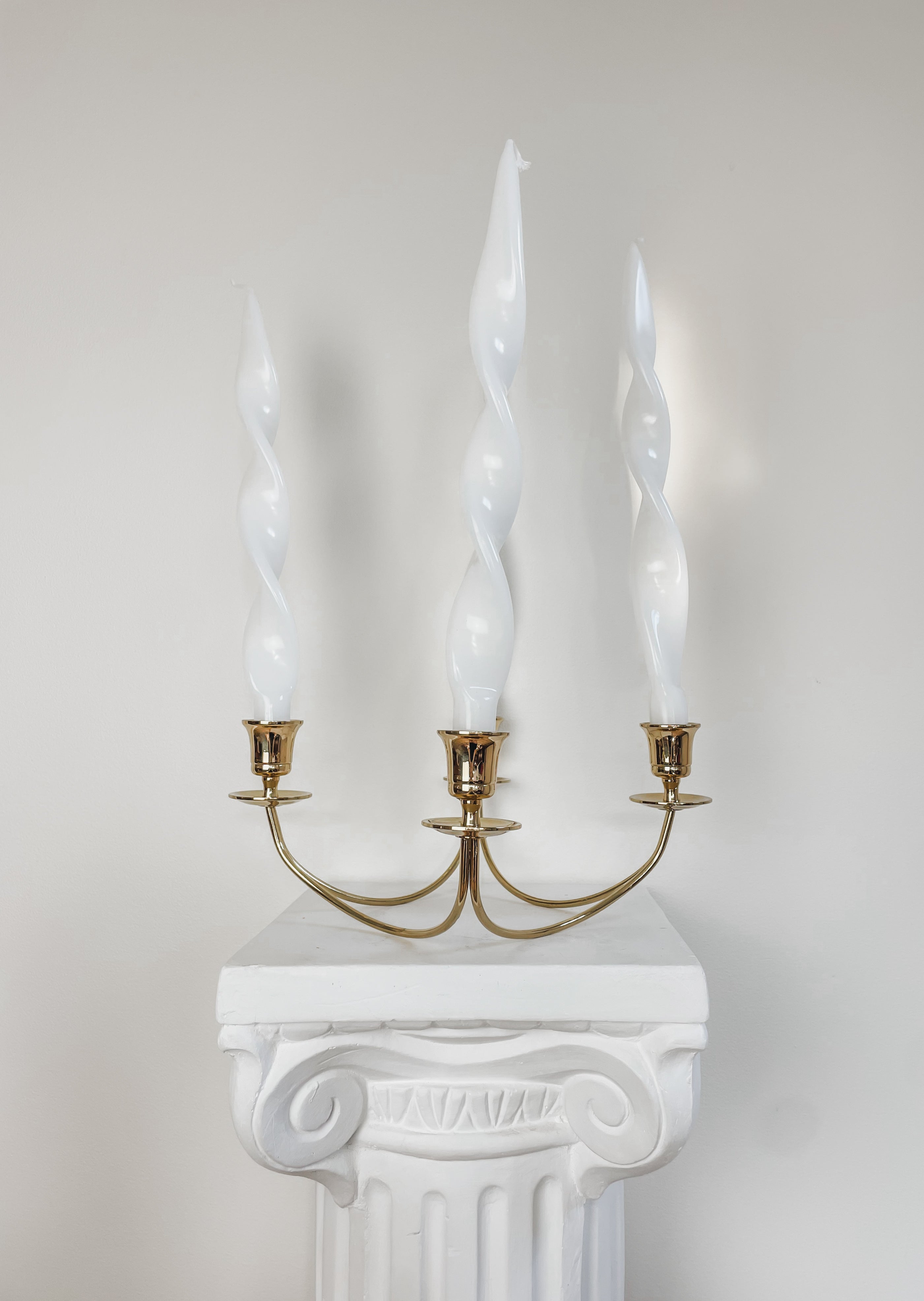 VINTAGE BRASS CANDELABRA