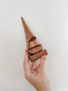 MID CENTURY STYLE WOOD EYEGLASS STAND