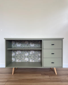 REFINISHED MID CENTURY CABINET