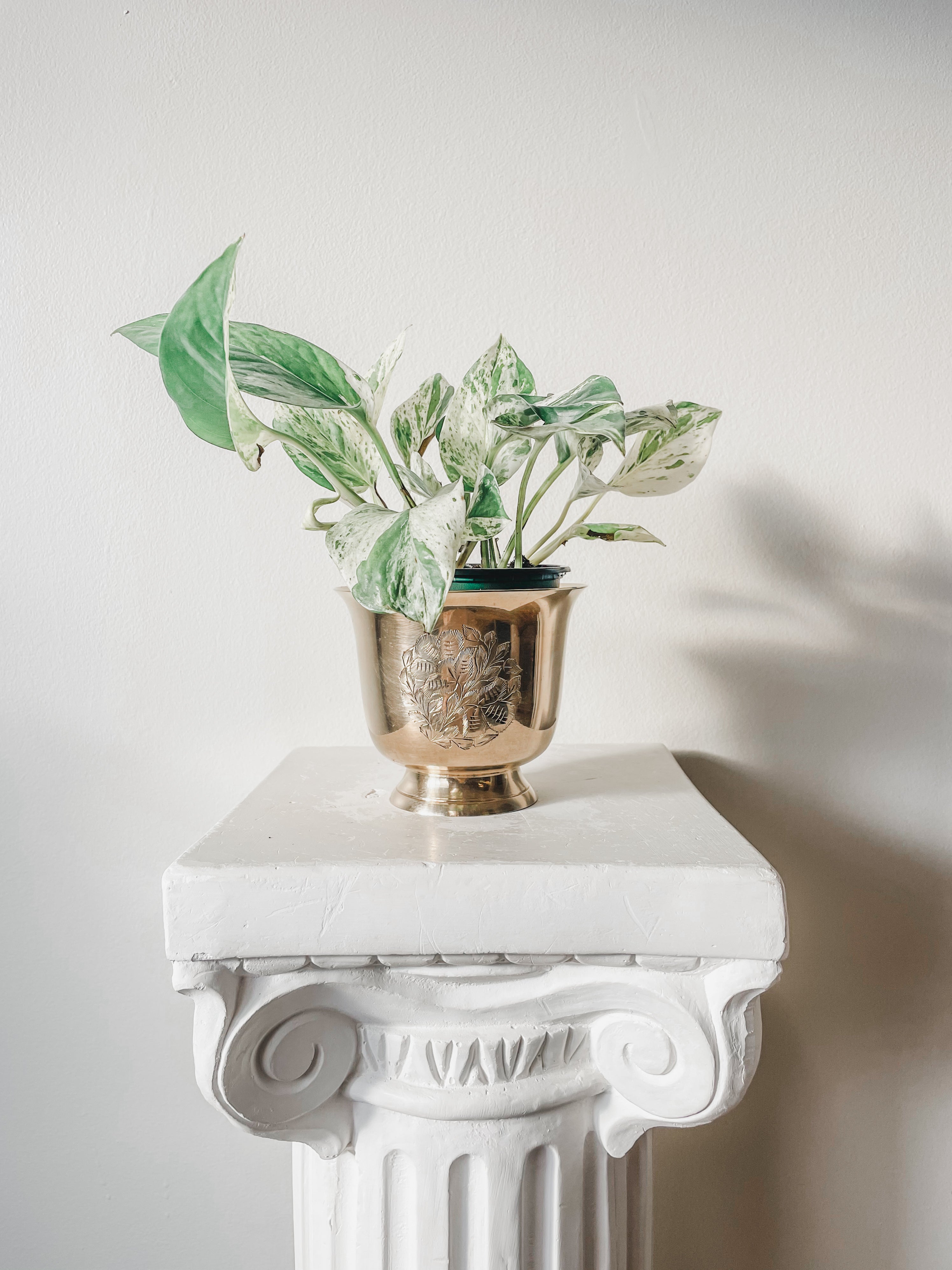 VINTAGE BRASS PLANTERS