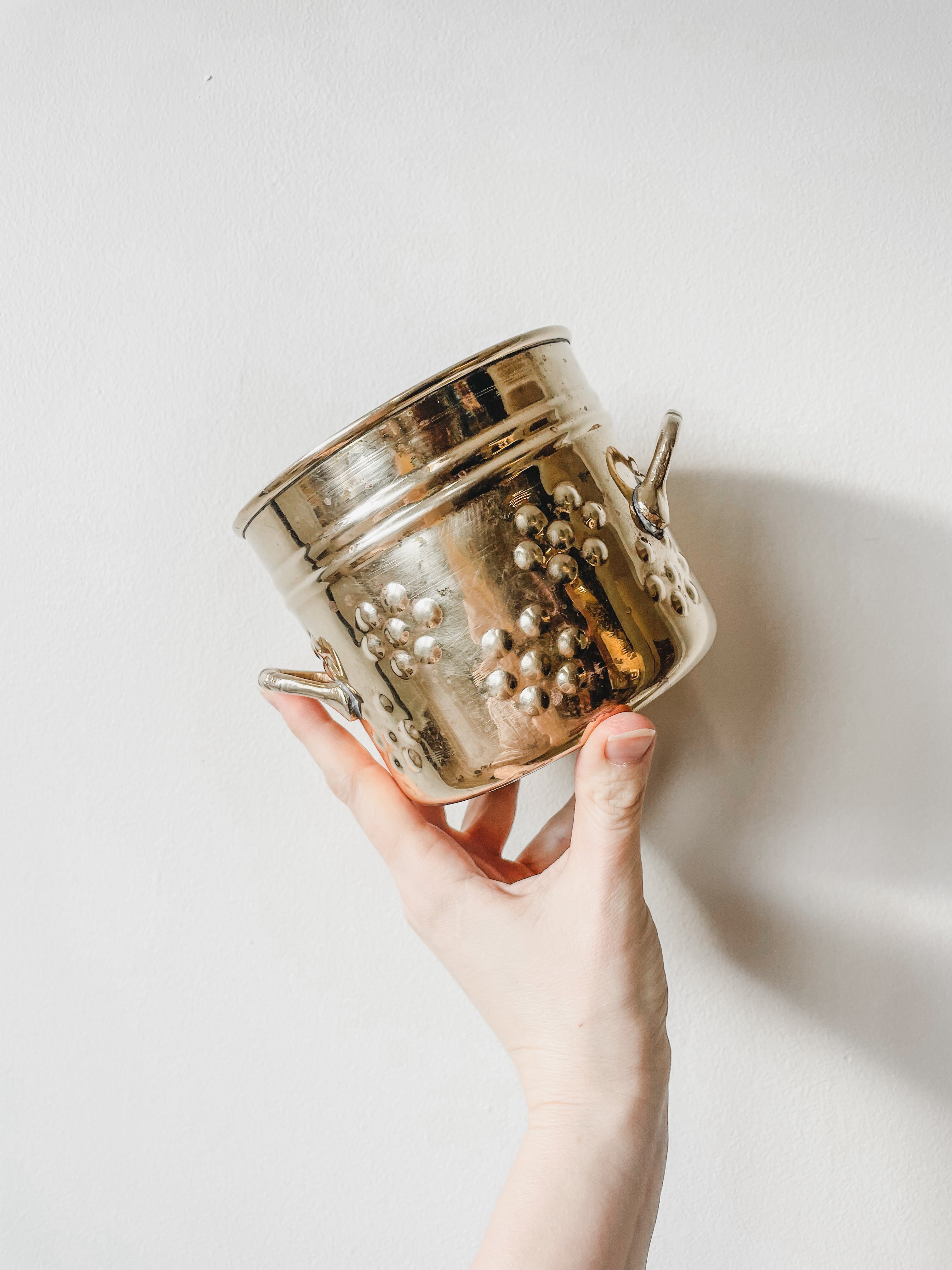 VINTAGE BRASS PLANTERS