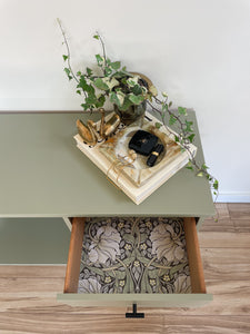 REFINISHED MID CENTURY CABINET