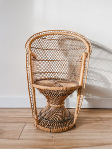CHILD SIZE PEACOCK CHAIR