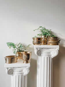 VINTAGE BRASS PLANTERS