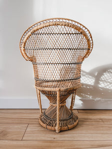 CHILD SIZE PEACOCK CHAIR