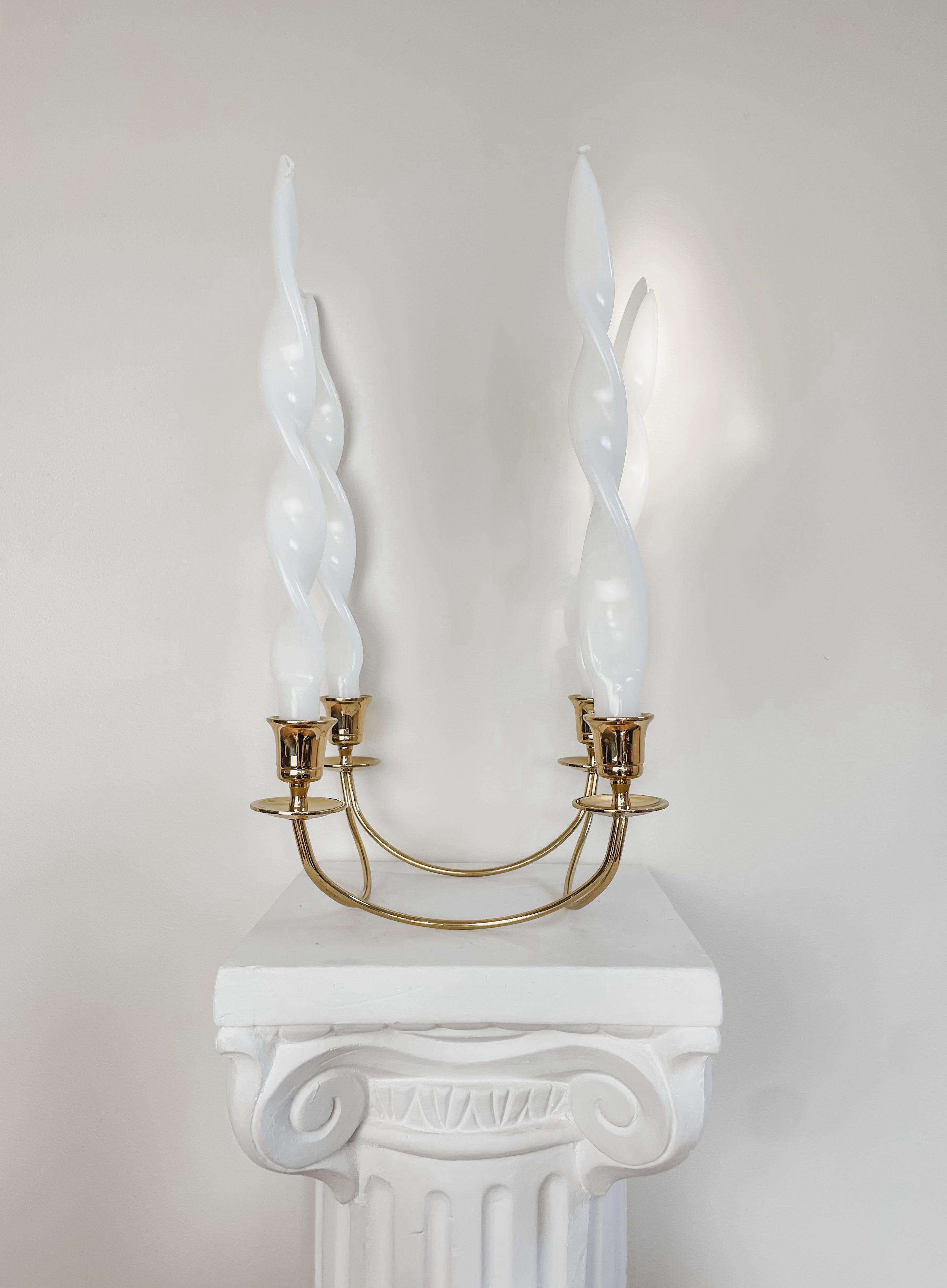 VINTAGE BRASS CANDELABRA