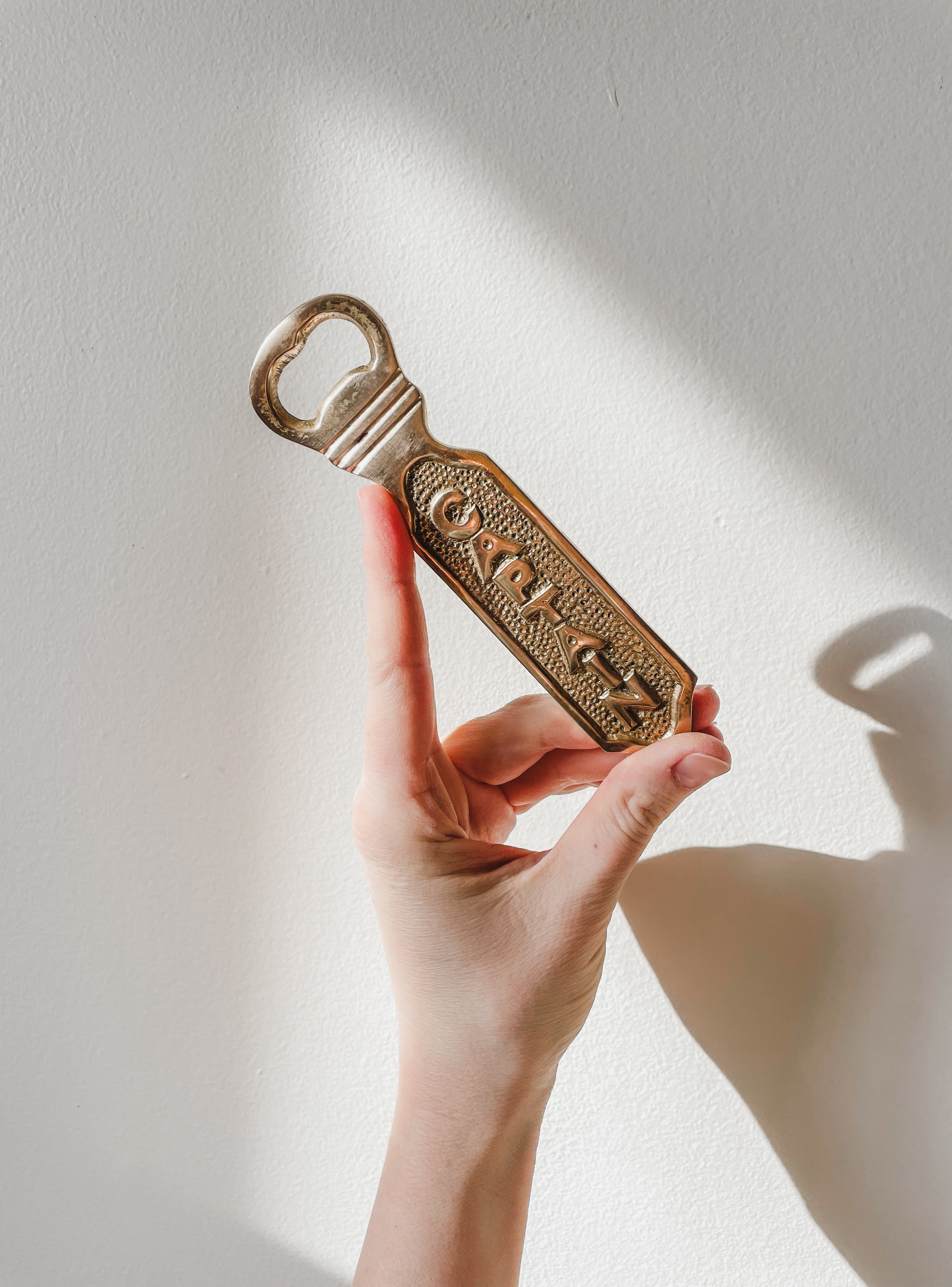VINTAGE BRASS ‘CAPTAIN’ BOTTLE OPENER