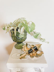 VINTAGE BRASS LEAF DISH