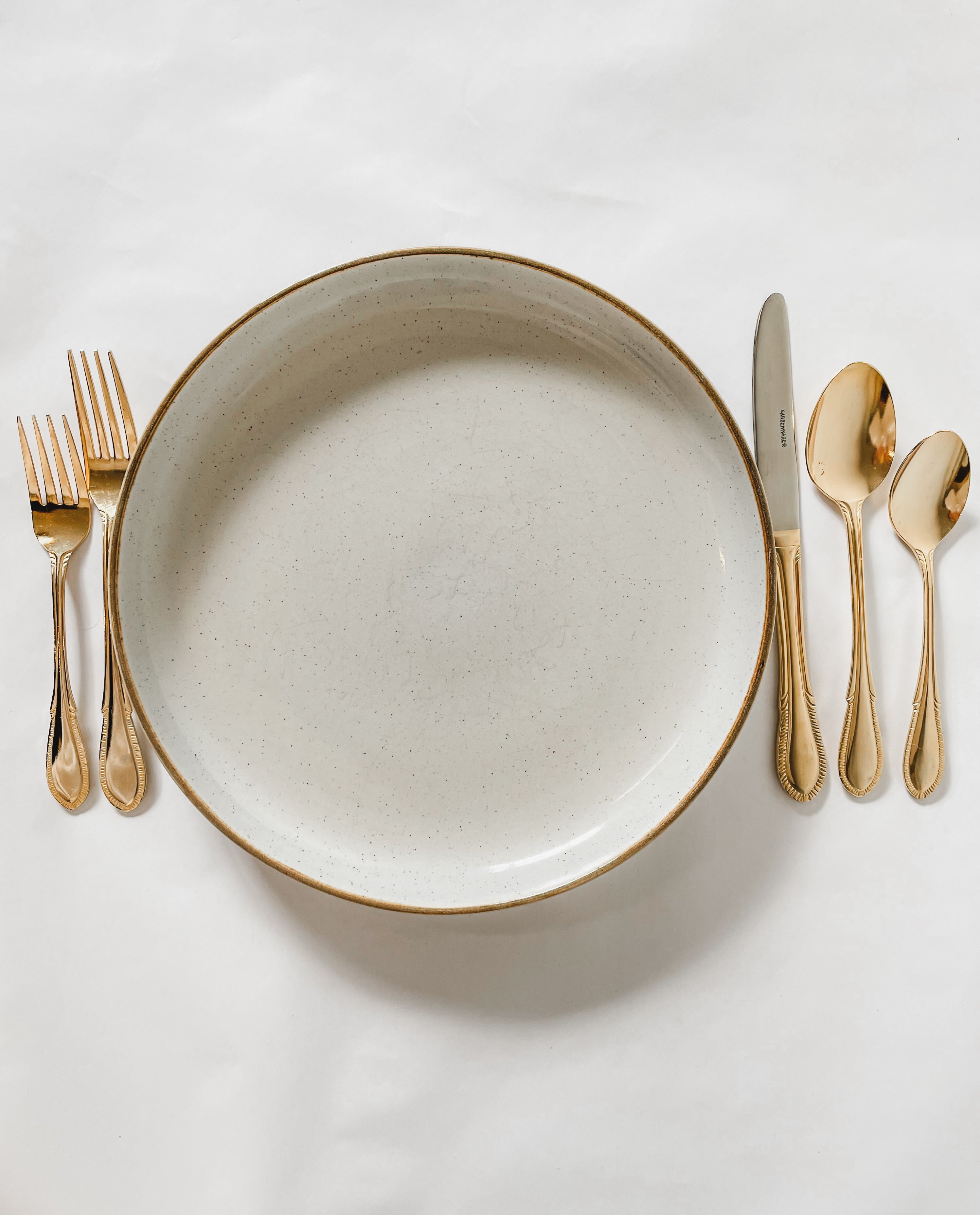 VINTAGE FARBERWARE ‘BREEZE GOLD’ FLATWARE