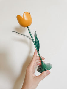 VINTAGE TULIP CANDLESTICK HOLDERS