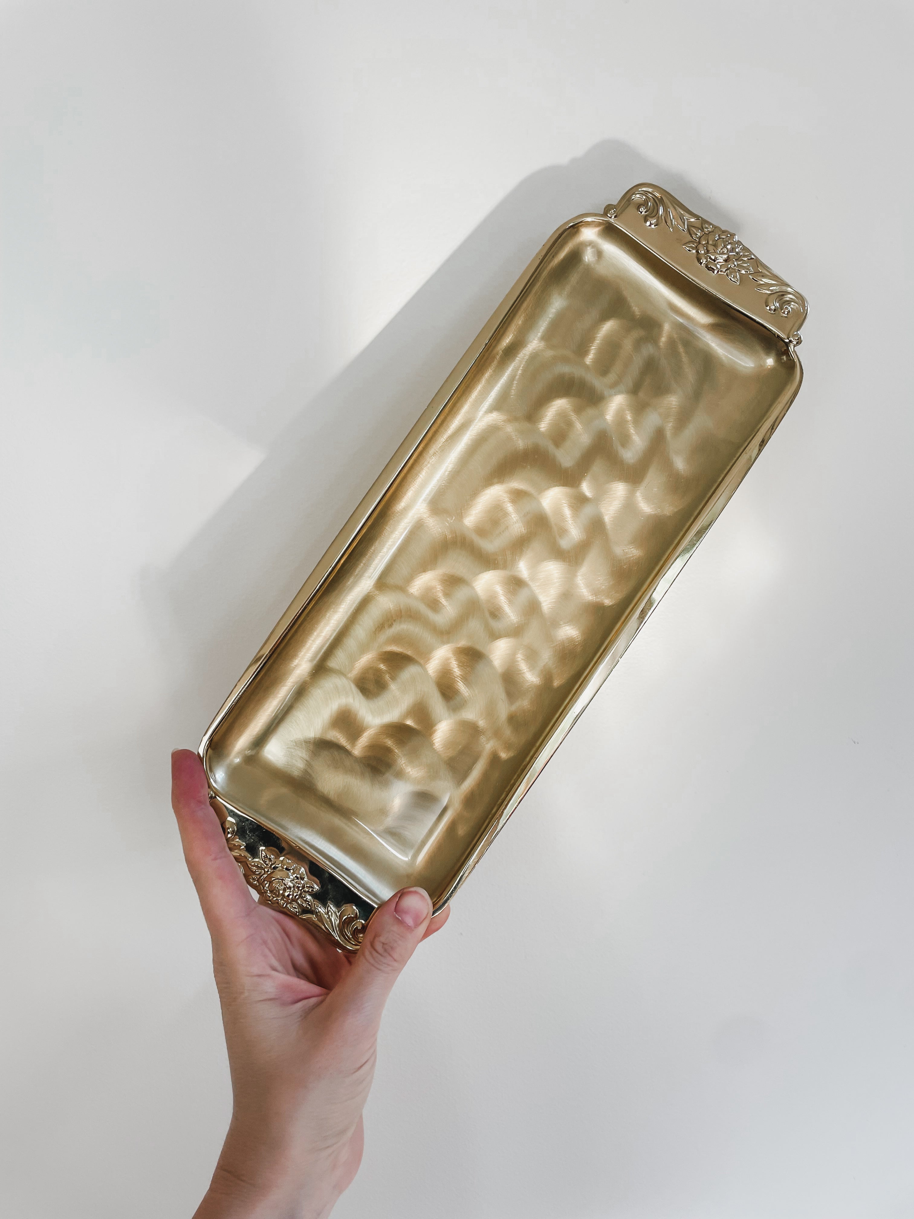 VINTAGE BRASS TRAY