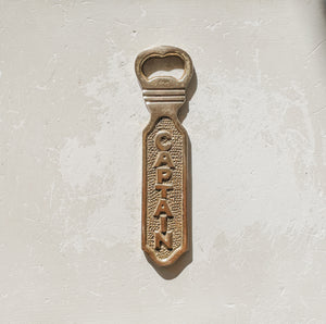 VINTAGE BRASS ‘CAPTAIN’ BOTTLE OPENER