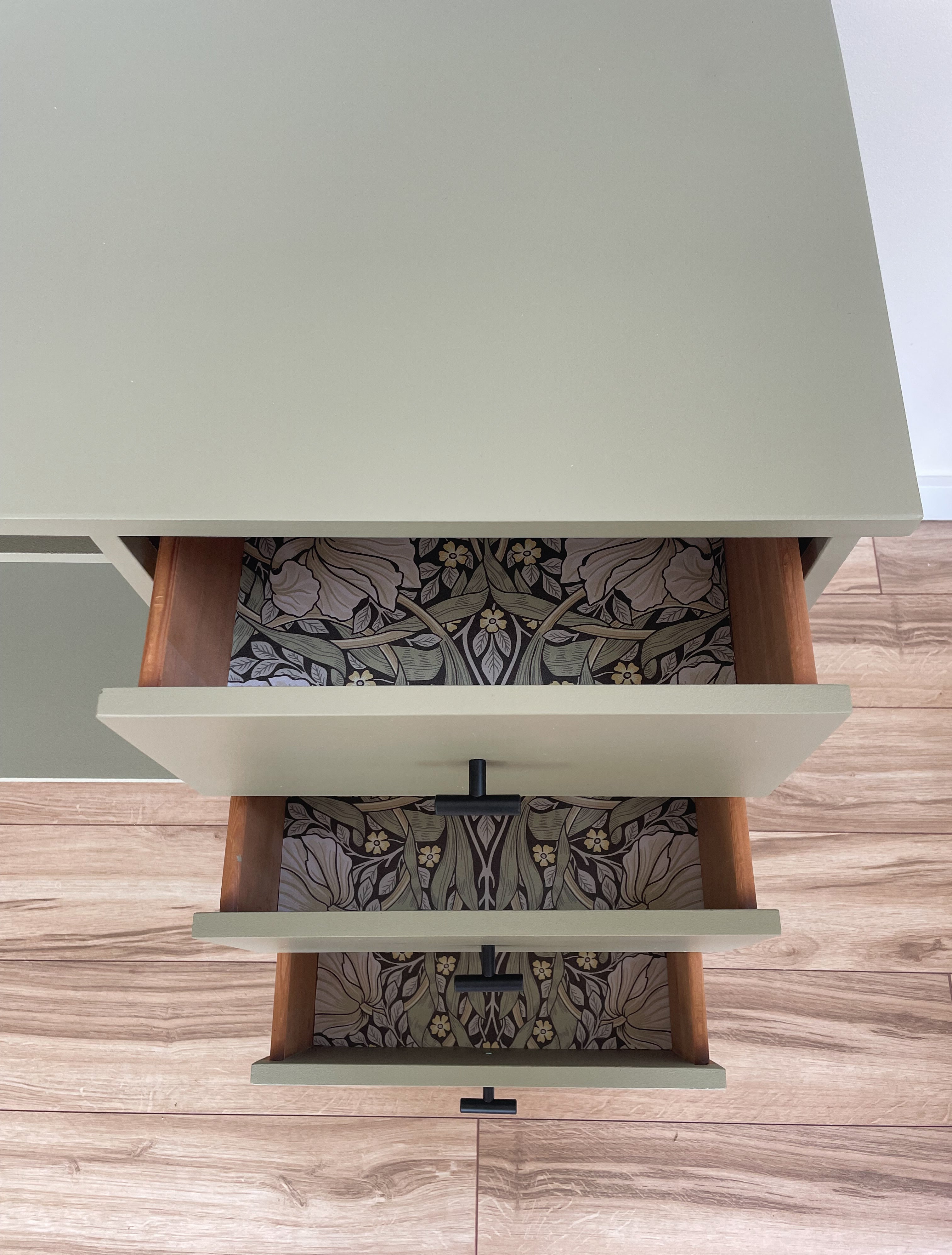 REFINISHED MID CENTURY CABINET