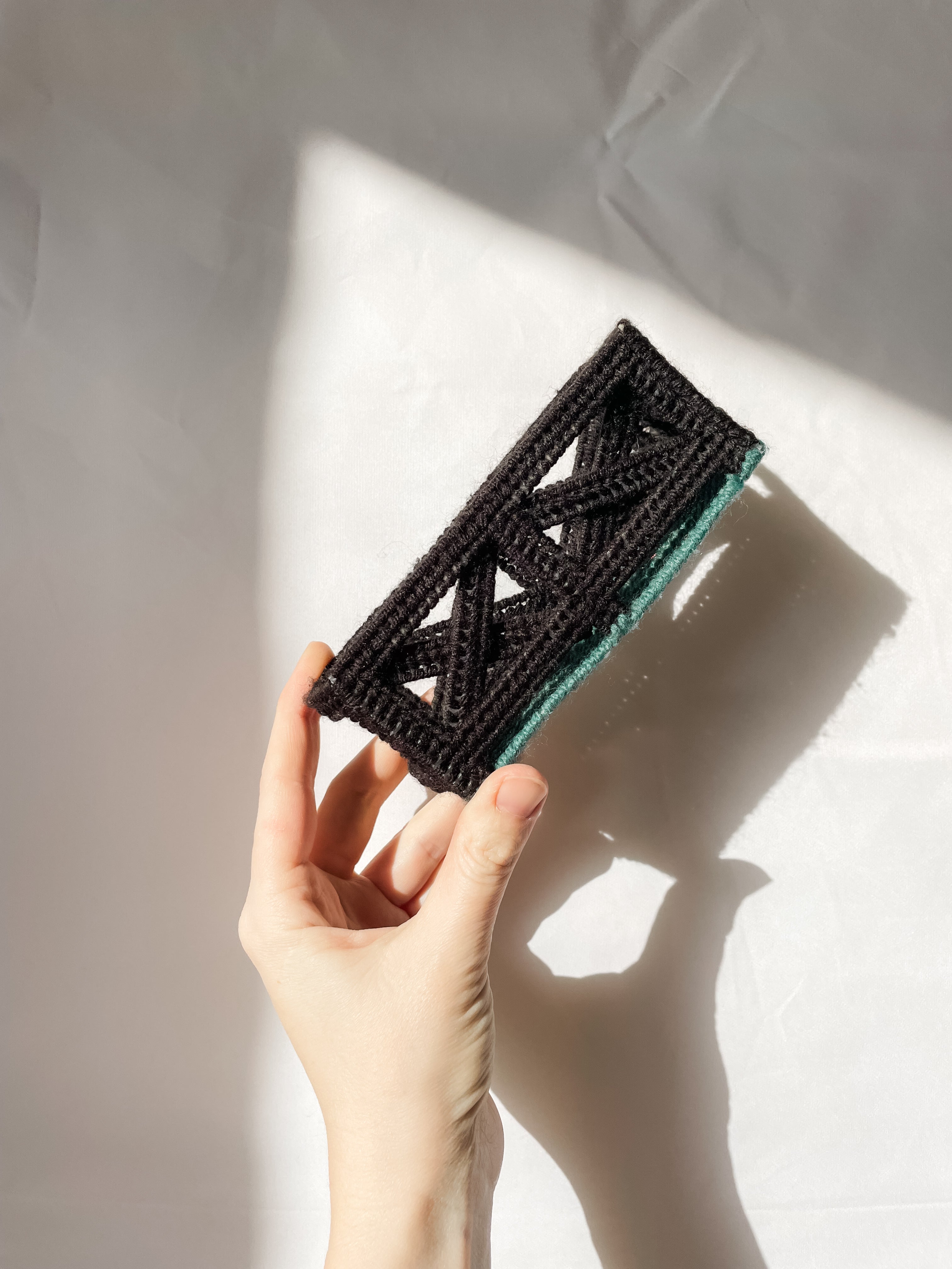 VINTAGE HAND WOVEN COW COASTER SET