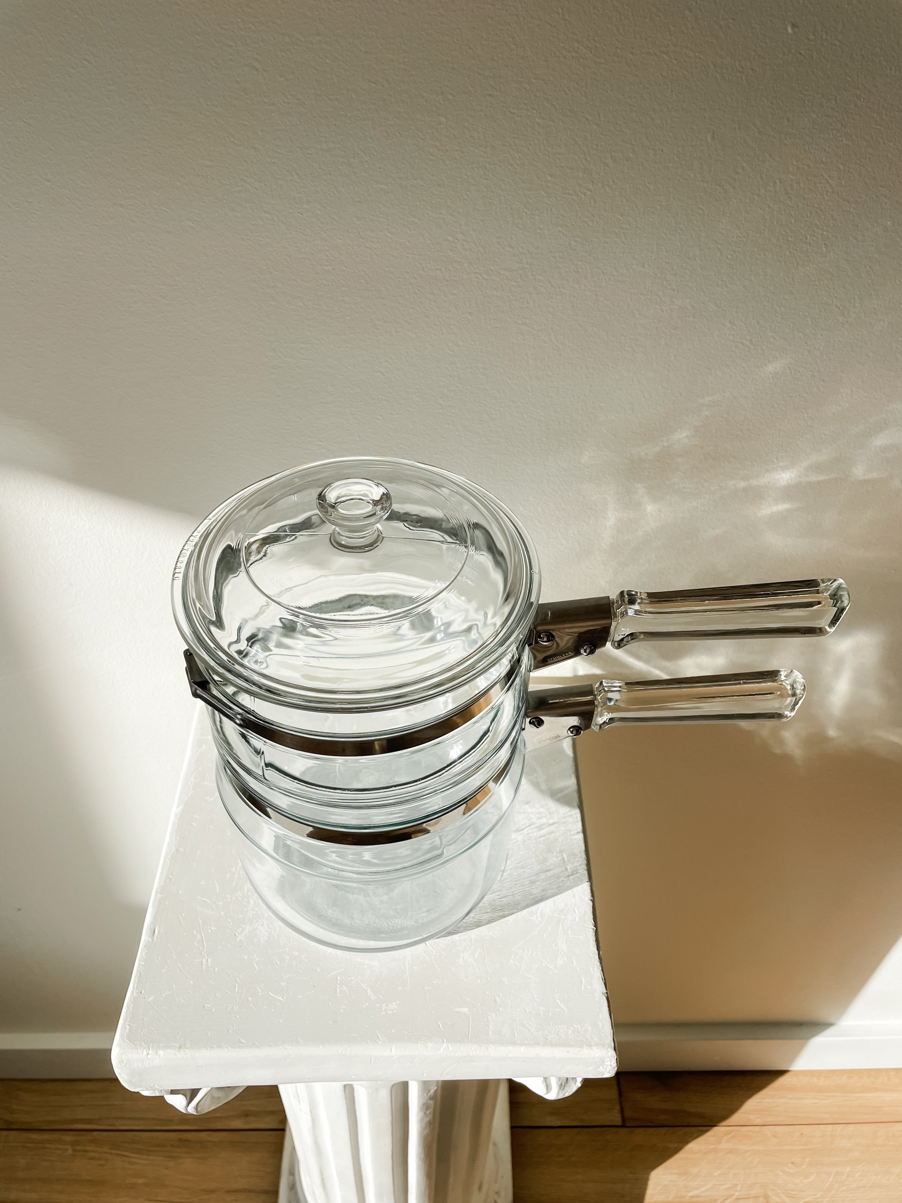 VINTAGE PYREX ‘FLAMEWARE’ DOUBLE BOILER
