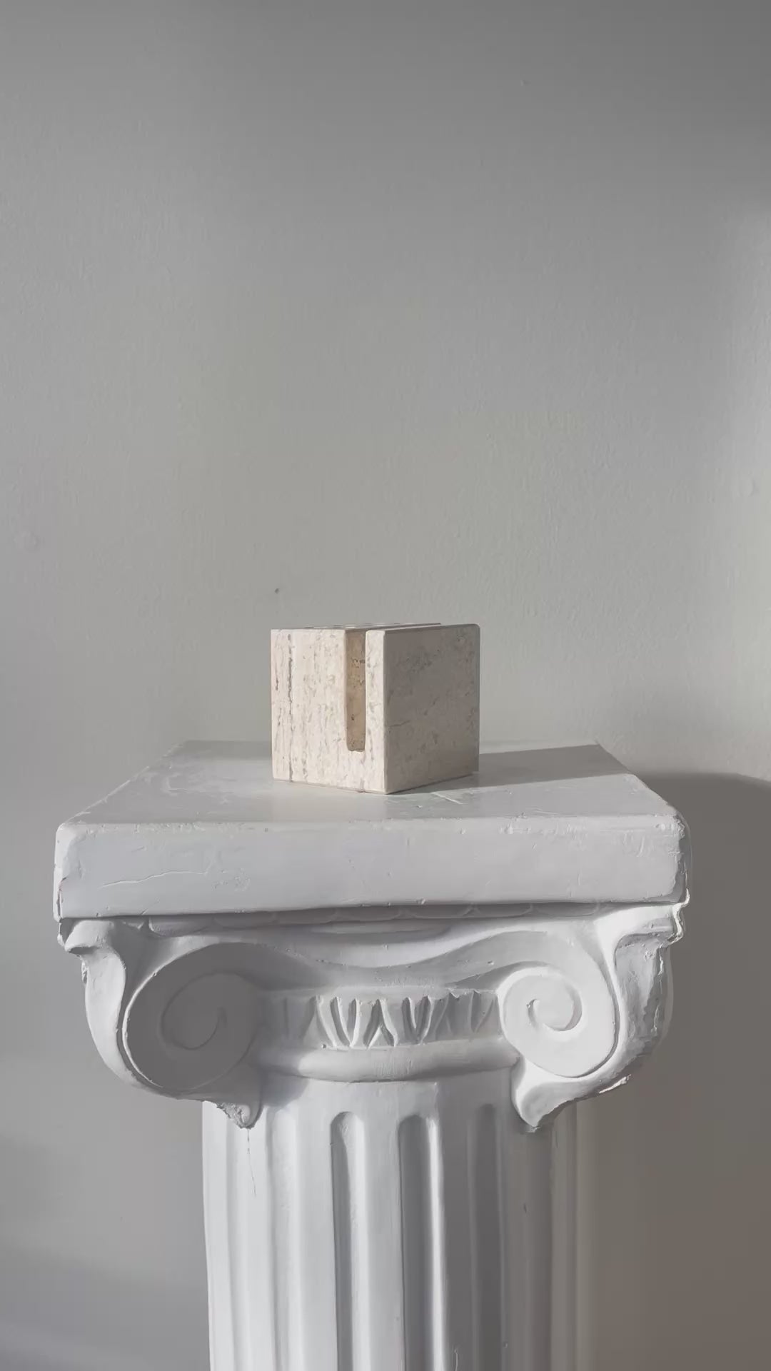 TRAVERTINE DESK ORGANIZER