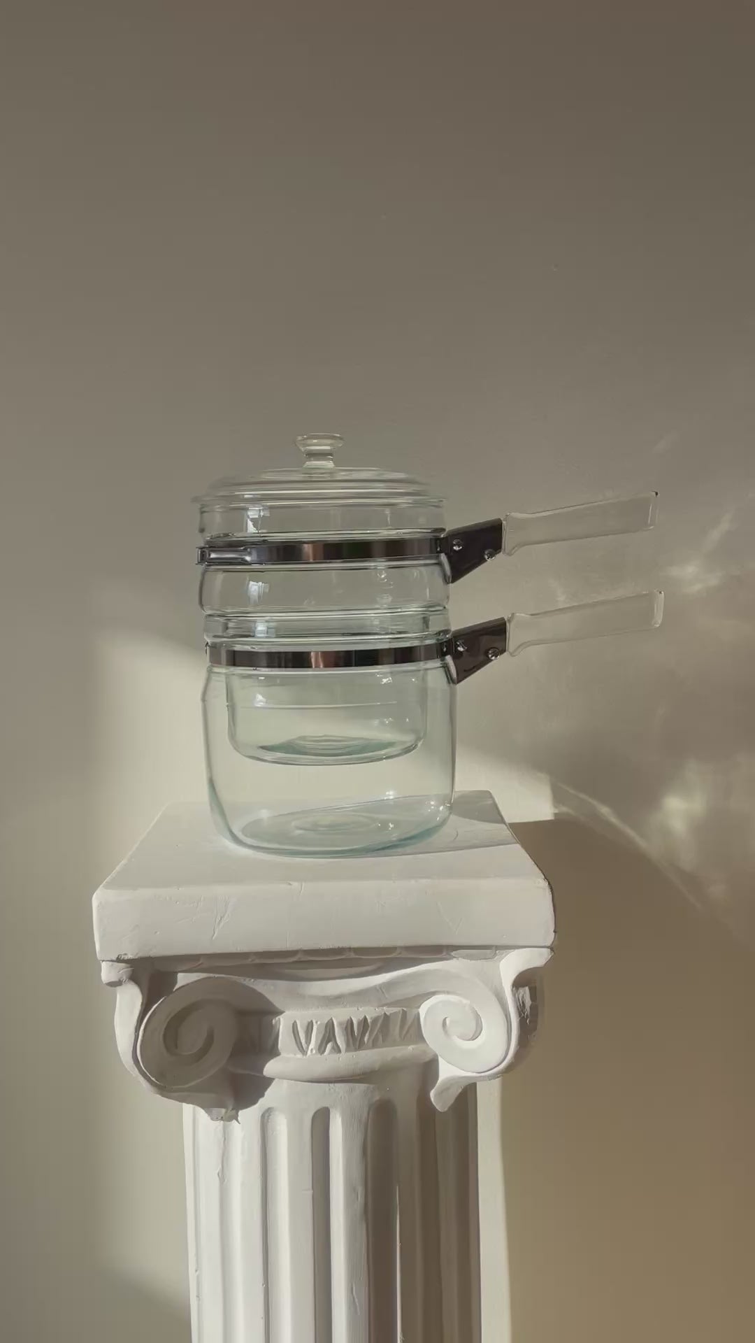 VINTAGE PYREX ‘FLAMEWARE’ DOUBLE BOILER