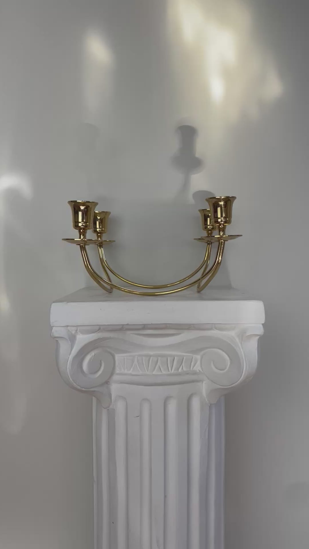 VINTAGE BRASS CANDELABRA